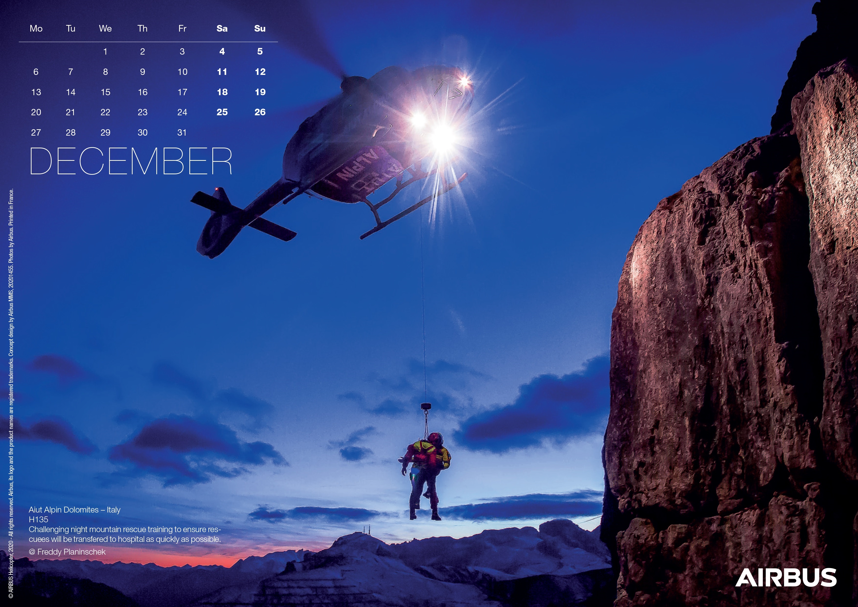 Airbus Helicopters calendars Airbus
